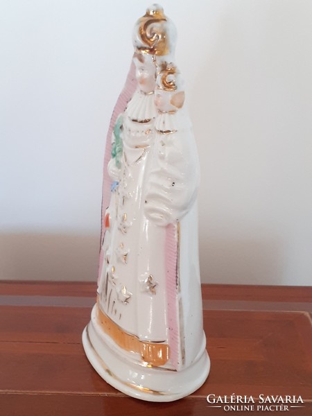 Antique porcelain statue of Mary, old favor item 17 cm