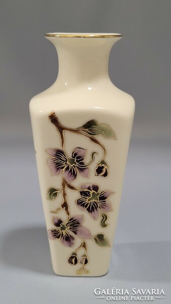 Zsolnay hand painted porcelain vase