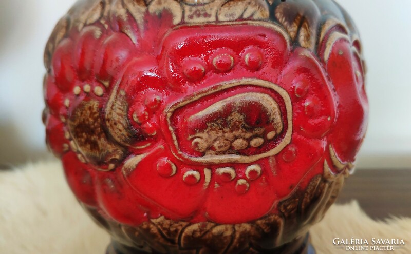 West germany scheurich fat lava vase