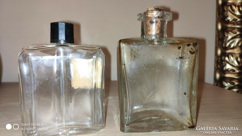 Old perfume bottles with miller & moser and guerlain
