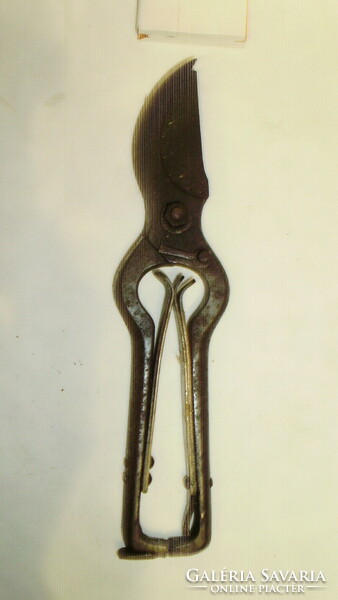 Antique pruning shears marked 