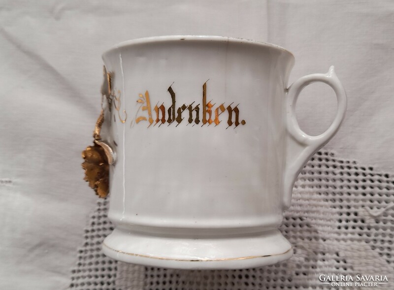 Antique porcelain shaving mug/cup