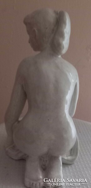 Large ceramic nude
