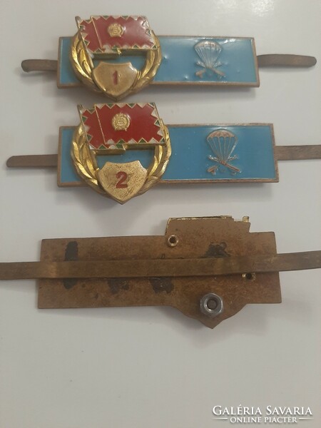 Magyar Néphadsereg 1970-1980 fegyvernemi minősítő jelvénye   3 db egyben