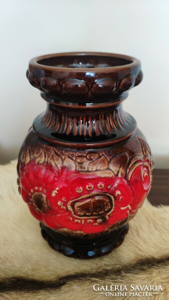 West germany scheurich fat lava vase