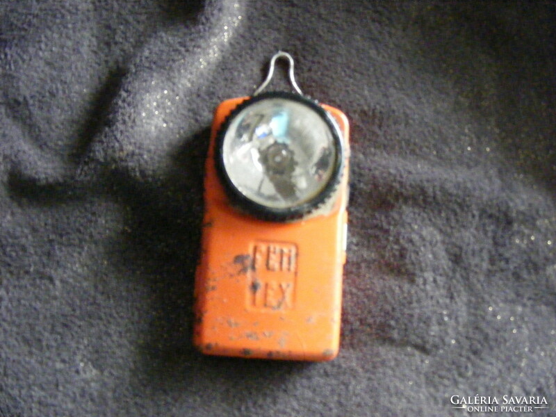 Old metal tex flashlight