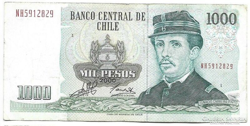1000 mil pesos 2000 Chile