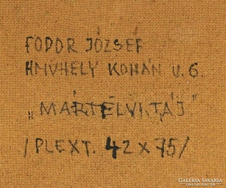 1L944 Fodor József : "Mártélyi táj"