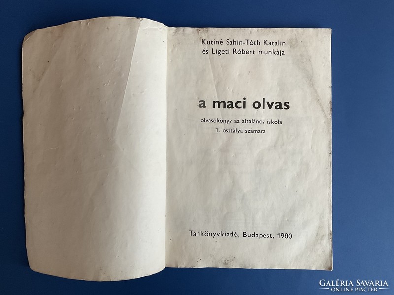 A maci olvas 1. kitöltetlen 1980