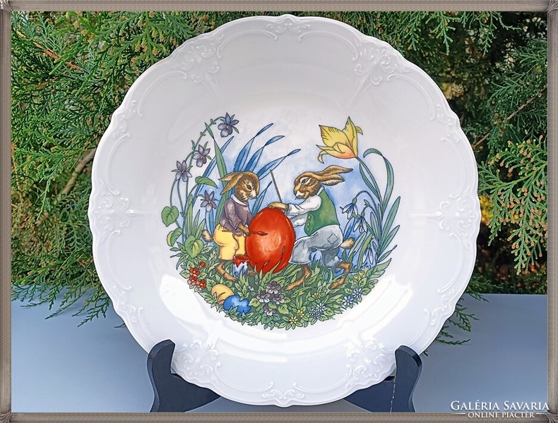 Easter hutschenreuther baroness porcelain cake offering plate