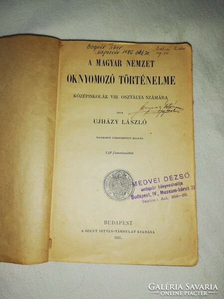 A Magyar Nemzet oknyomozó történelme 1927