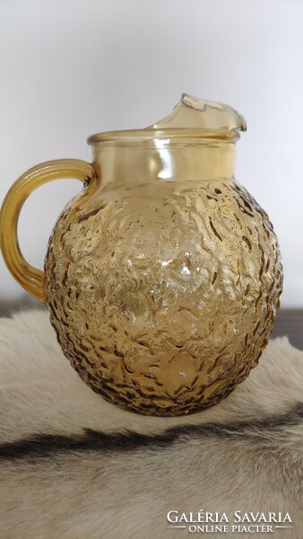 Anchor hocking forest jug with milano lido pattern