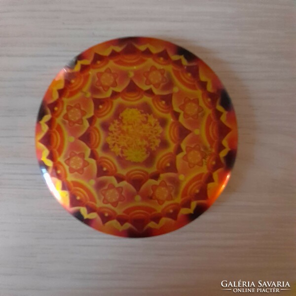 Mandala metal refrigerator magnets 1.