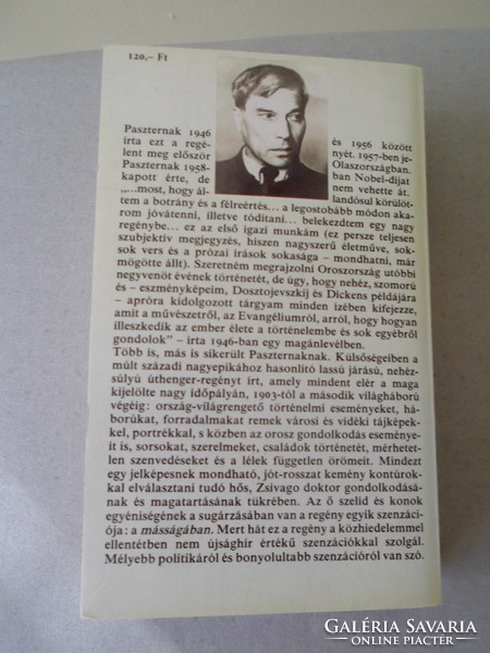 Borisz Pasternak's work: Doctor Zhivago is for sale! 1988