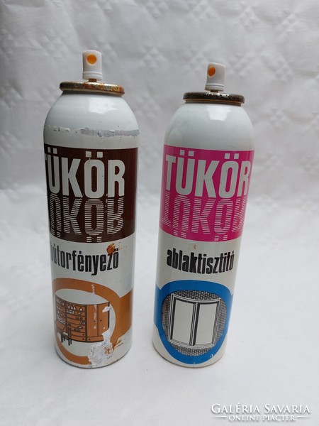 Retro caola mirror metal bottle 2 pcs