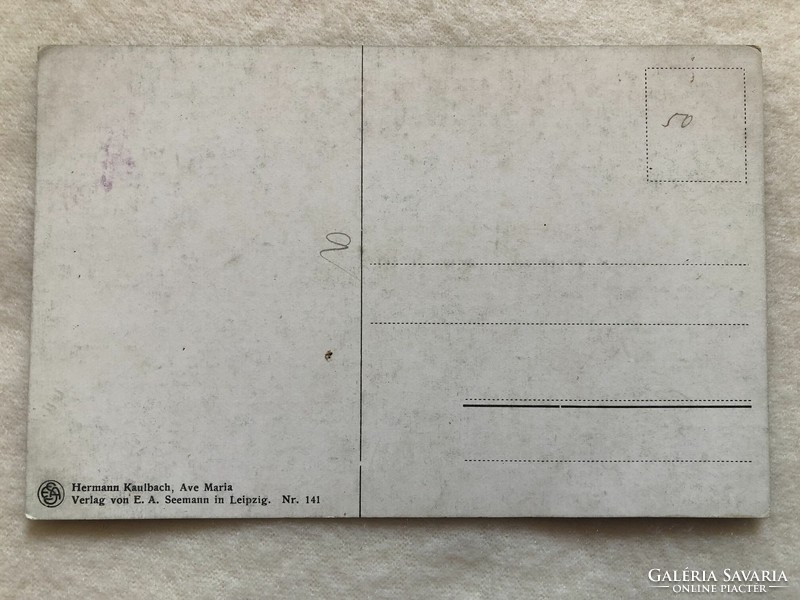 Antik, régi képeslap  - Postatiszta                                        -5.