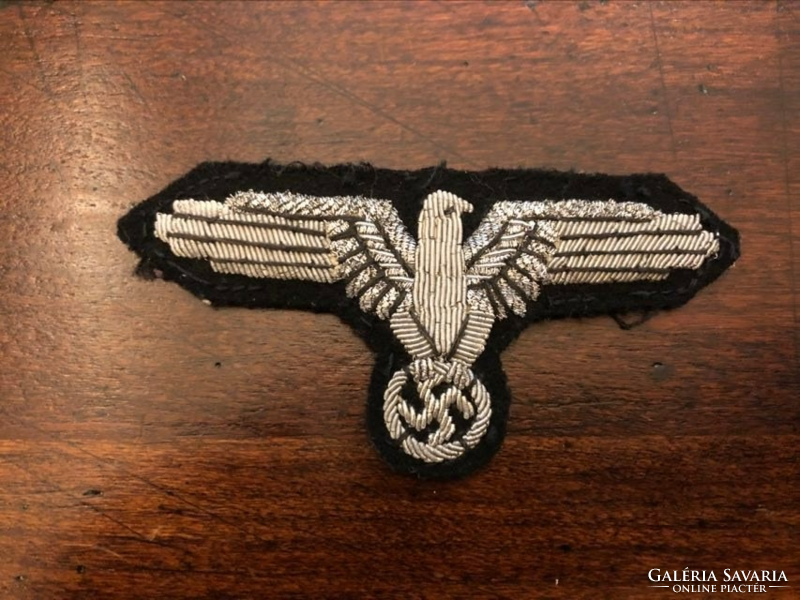 Waffen-ss officers bullion embroidered sleeve eagle ww2