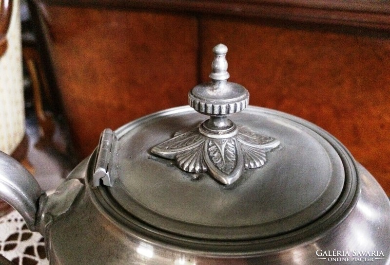 Antique pewter teapot - liquidation of collection