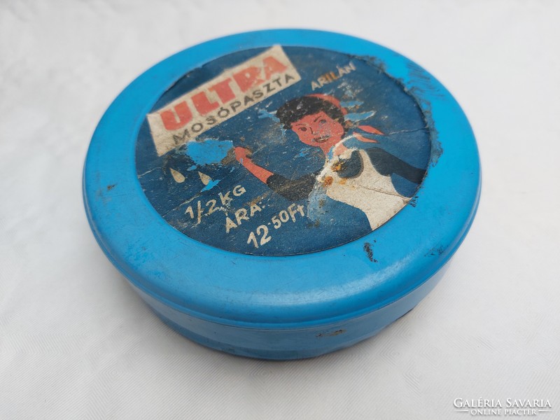 Retro ULTRA Mosópaszta kék műanyag doboz