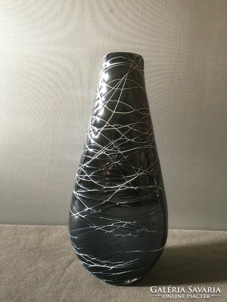 Large Czech kralik iridescent vase!!! 36 cm!!