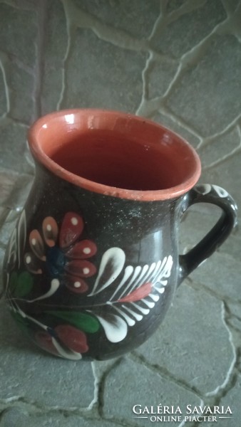 Sárospataki glazed ceramic jug for sale