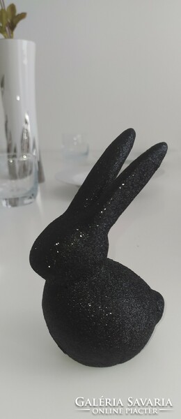 Shiny designer rabbit figure