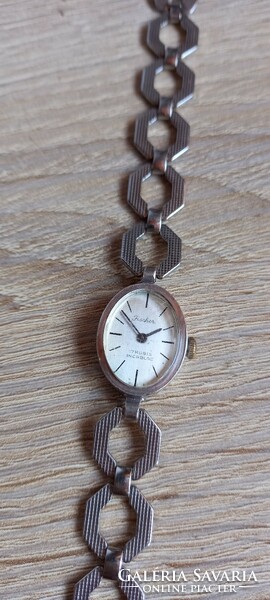 Antique silver women's wristwatch