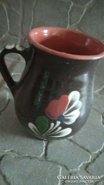 Sárospataki glazed ceramic jug for sale