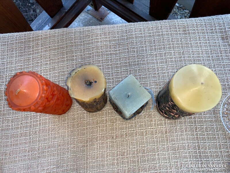 4 Pcs. Old candle