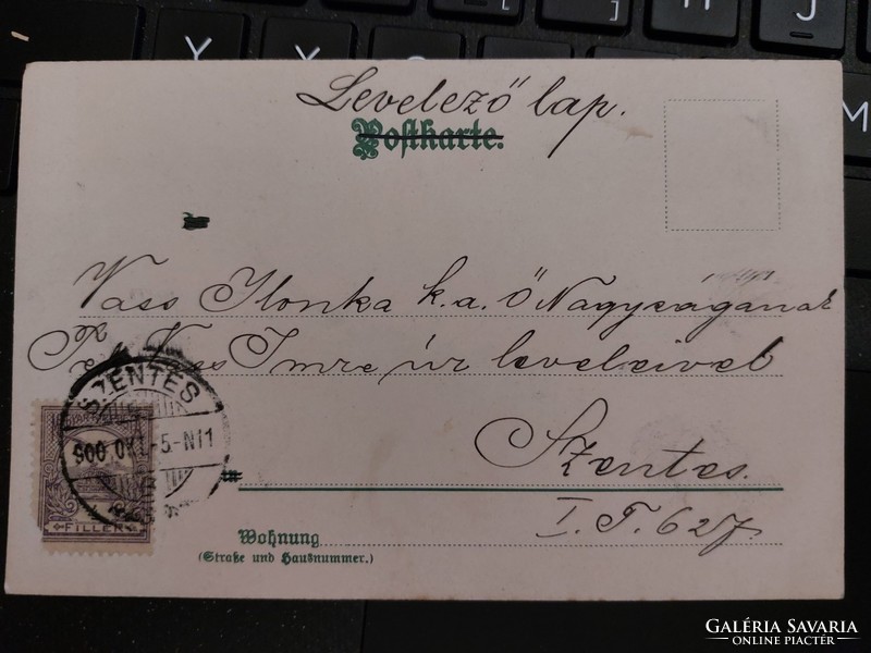 Régi képeslap 1900 levelezőlap tájkép