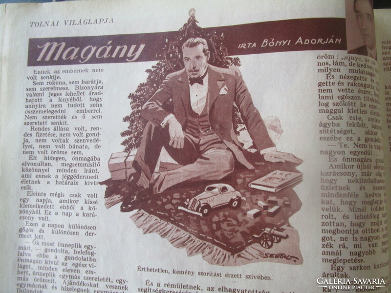 1938 Karácsony Tolna's world newspaper issue related to the holiday, lots of pictures - illustrations