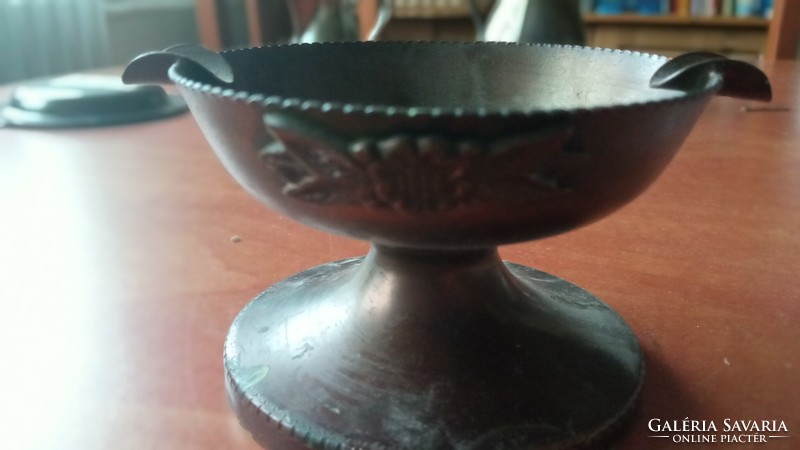 Footed bronze ashtray for sale
