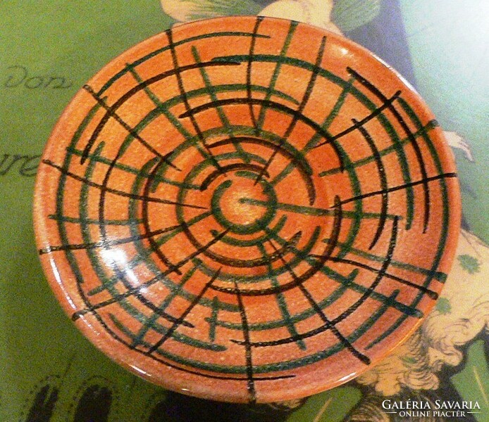 Retro ceramic bowl marked