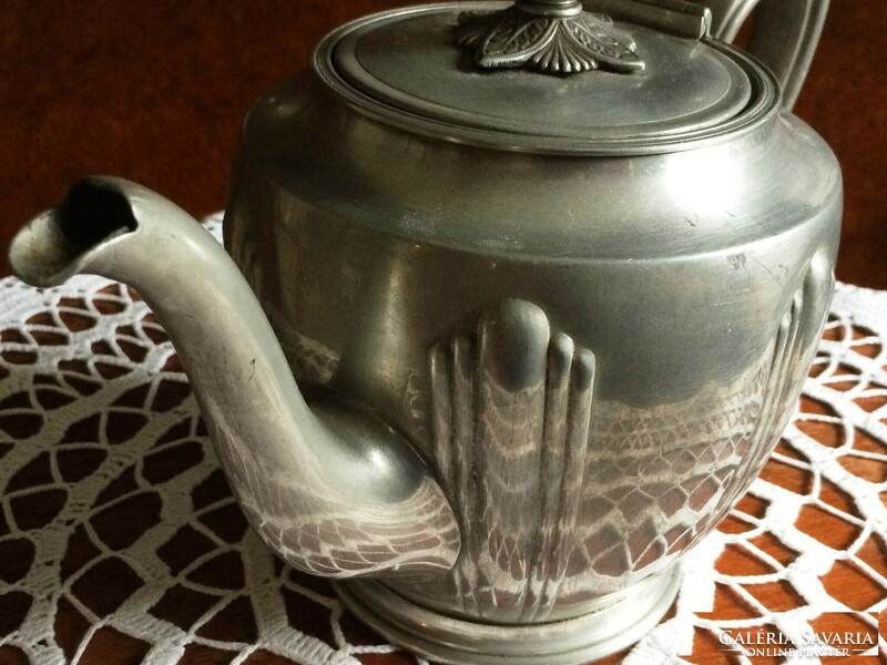 Antique pewter teapot - liquidation of collection
