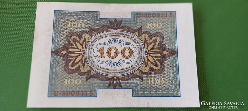 100 MÁRKA1920 UNC