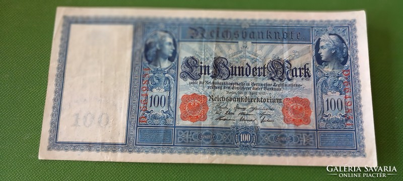 100 marks 1910
