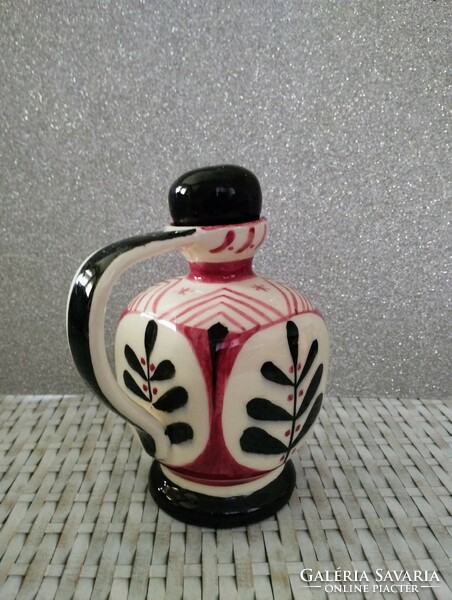Ceramic flask (helen kahlin 96')