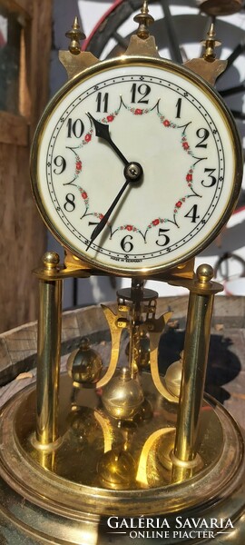 Antik 400 napos óra, működőképes 26 cm, Germany
