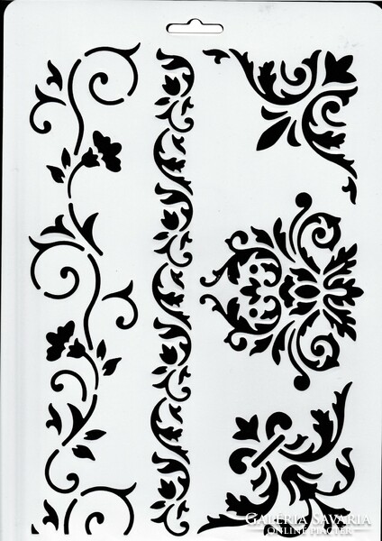 Sablon, stencil A/4-es méretben többféle