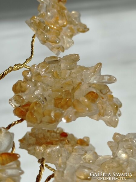 Citrine/Argonite mineral lucky tree