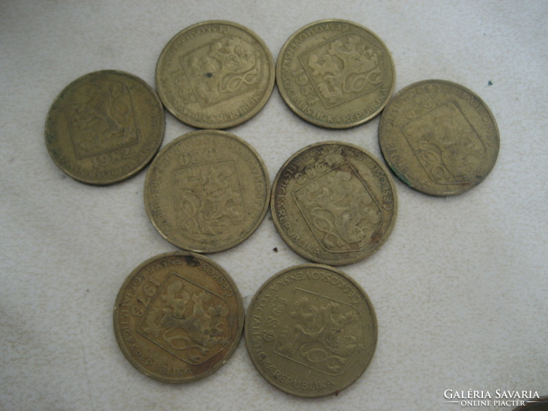 Czechoslovak 20 pennies 8 pieces