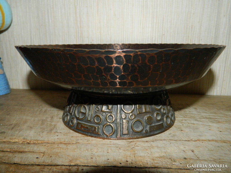 Retro craftsman copper centerpiece