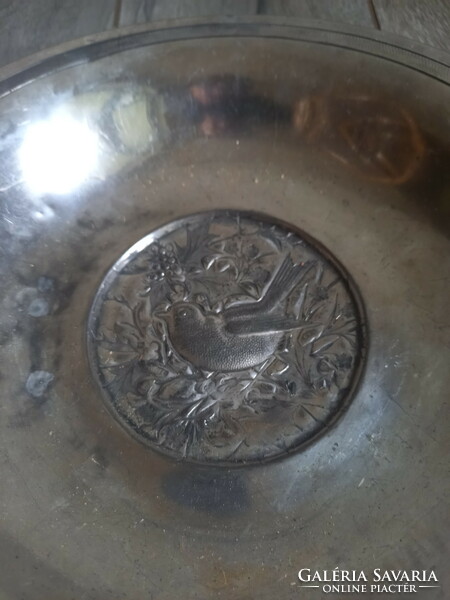 Stunning antique silver plated centerpiece/tender (25x7.5x21 cm)