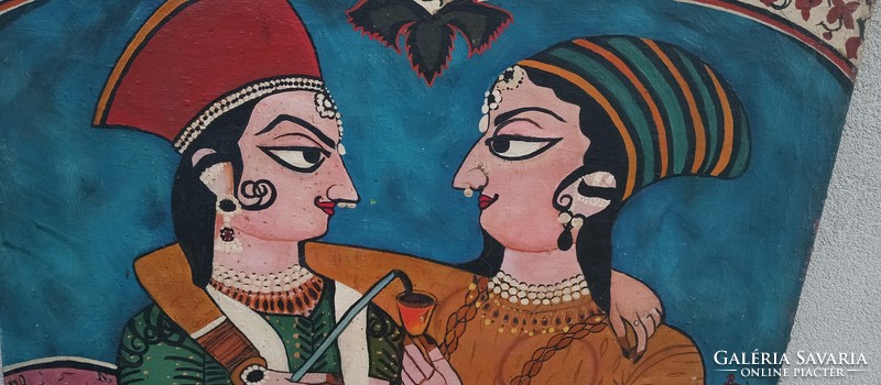 Indian painting modernist art deco negotiable'