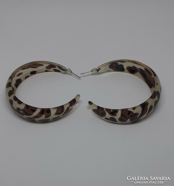 Fashion earrings, leopard print earrings larger size