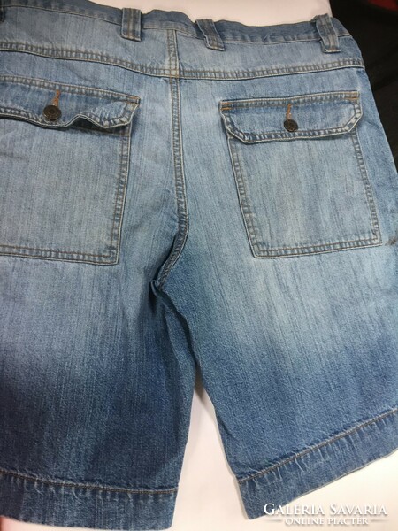 Denim shorts, men's bermuda shorts, Hanbury brand, size 50