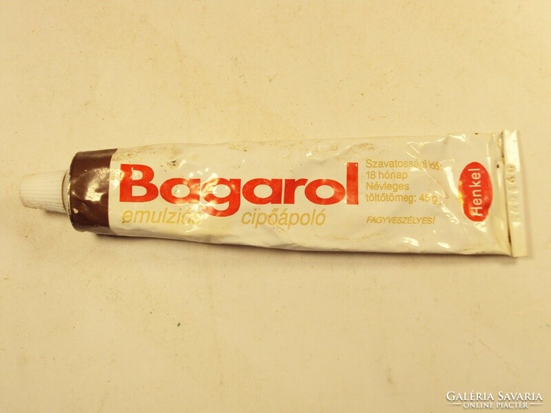 Retro bagarol emulsion shoe care cream metal tube - manufacturer Henkel - from the 1990s