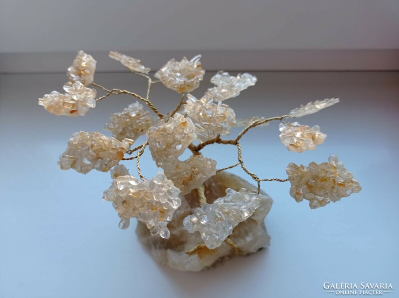 Citrine/Argonite mineral lucky tree