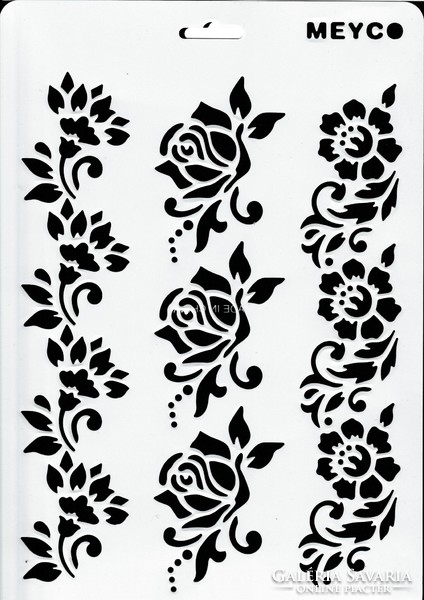 Sablon, stencil A/4-es méretben többféle