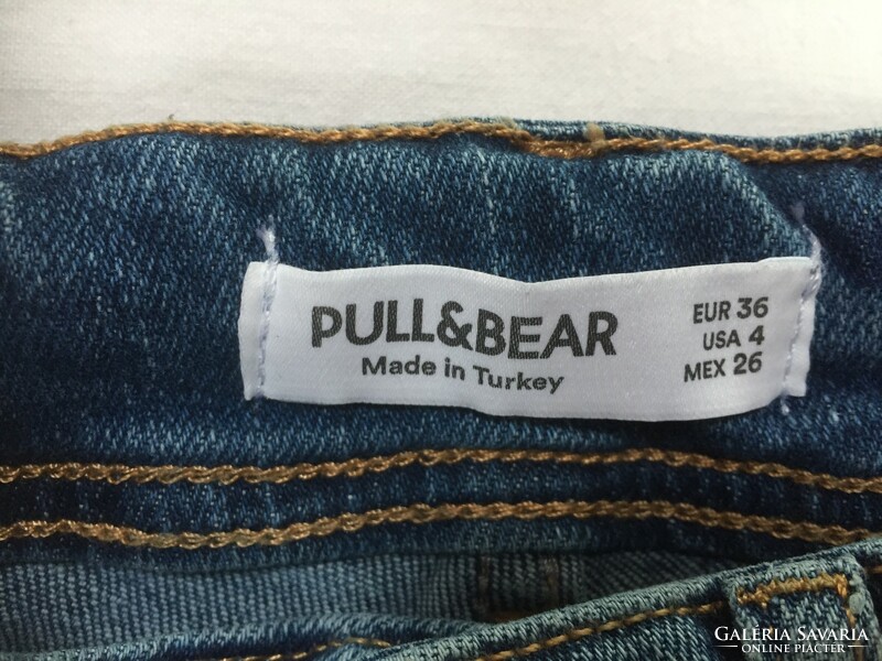Pull & Bear brand long denim pants size eur 36, usa 4, mex 26